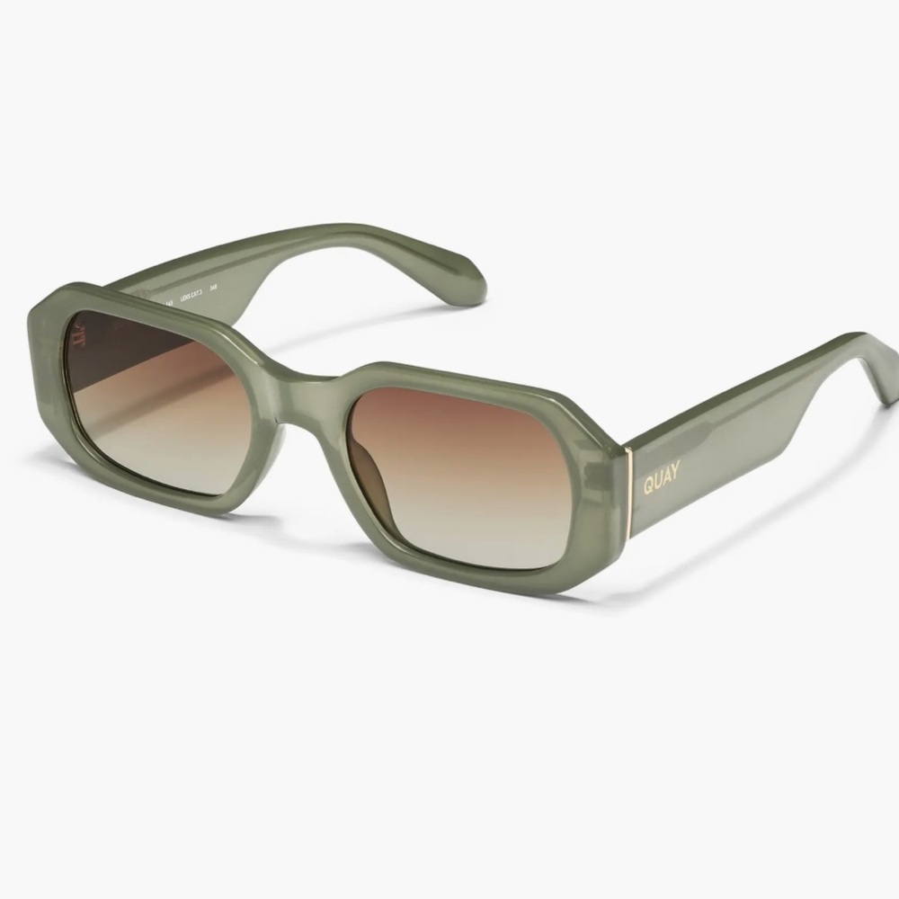 Quay Hyped Up Green Sunglasses